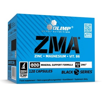 OLIMP ZMA 120 kaps WITAMINY MINERAŁY CYNK MINERAŁY MAGNEZ