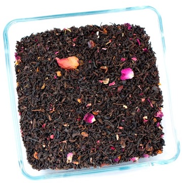 Czarna herbata EARL GREY PĄCZKI RÓŻY Premium 100g