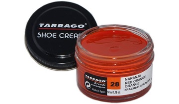 TARRAGO SHOE CREAM PASTA KREM DO SKÓR RED ORANGE