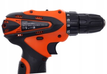 ОТВЕРТКА, АККУМУЛЯТОРНАЯ ДРЕЛЬ, 2x АККУМУЛЯТОРНЫЙ КОРПУС