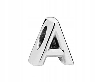 Charms ZAWIESZKA litera A srebro S925
