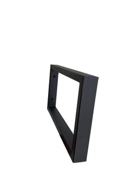 PODPÓRKA, PODPÓRKI PÓŁKI WSPORNIK, NOGI KOMODY LOFT 40x23 CZARNA PROFIL 4X2