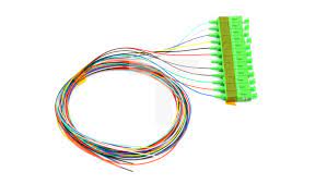 Pigtail SC/APC, LSZH, 1m, G.657, 0.9mm, 12 kolorów Easy Strip