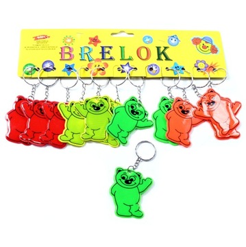 Brelok Miś odblaskowy BRELOK DO KLUCZY