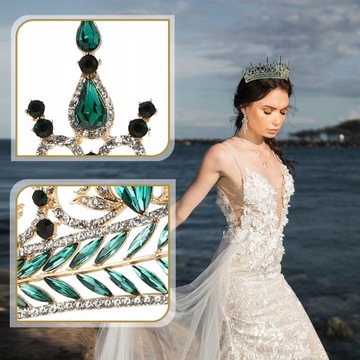 Тиара с кристаллами для женщин Свадебная тиара с