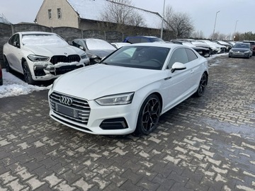 Audi A5 F5 Coupe 2.0 TDI 190KM 2018 Audi A5 Coupe Skóra Podgrzewanie Klimatronik