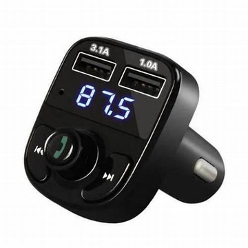 Transmiter SAMOCHODOWY BLUETOOTH MP3 Ładowarka