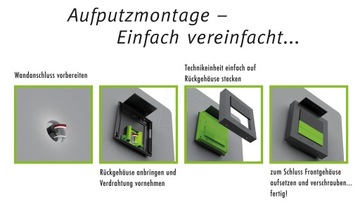 Станция АУДИОВХОДА для домофона ADV-1010 Дом + светодиодный наружный блок.