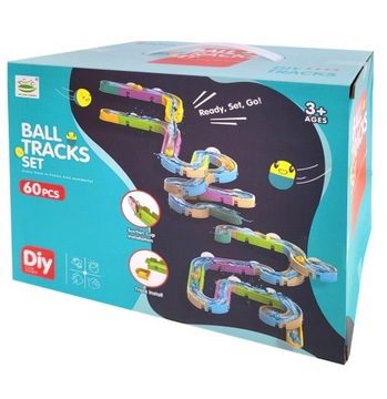 БОЛЬШАЯ XXL ПОДСТАВКА ДЛЯ ШАРОВ ДЛЯ ВАННЫ, ИГРУШКА ДЛЯ ВАННЫ, ДУШЕВАЯ ГОРКА, 60 шт.