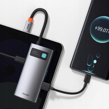 Концентратор Baseus 4 в 1 USB-C — USB 3.0 USB 2.0 HDMI USB-C