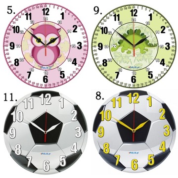 Развивающие настенные часы для детей «Сова» (L2)