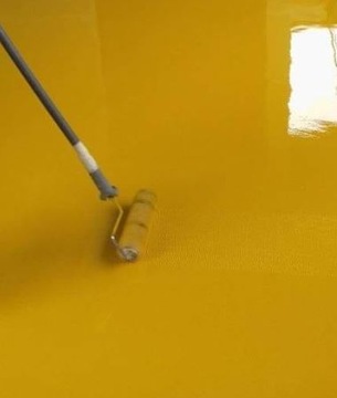 Смоляная краска ГАРАЖ бетон МАСТЕРСКАЯ 1кг RAL 7040