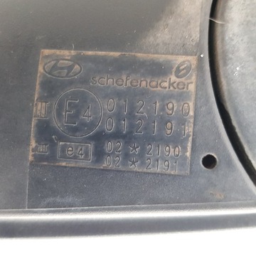 012190 ZRCÁTKO PRAVÉ HYUNDAI GETZ TB 1.1 012191