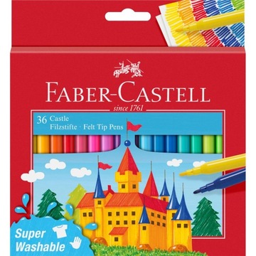 Flamastry Faber-Castell ZAMEK 554203 mazaki 36kol.
