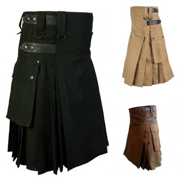 Moda szkocki mężczyźni dorosły tradycyjny kilt