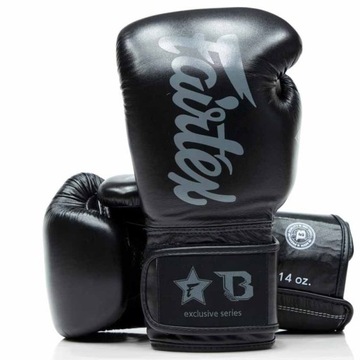 Боксерские перчатки FAIRTEX FXB BG V2 (черные) [Вес 16 унций]