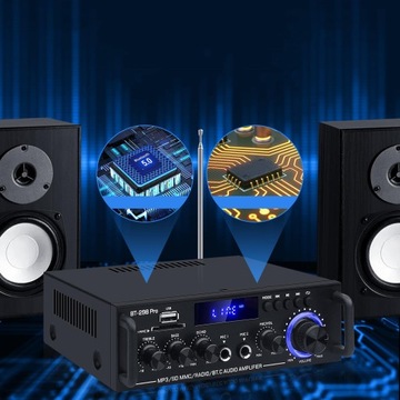УСИЛИТЕЛЬ BLUETOOTH ЦИФРОВОЙ СТЕРЕО УСИЛИТЕЛЬ HIFI С БАСОВЫМ ТЮНЕРОМ