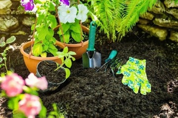 Женские садовые перчатки, Детские красные рабочие перчатки с сердечками, размер 5