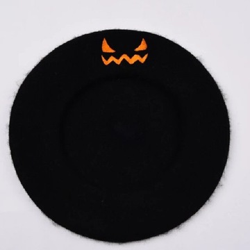 Słodka Buźka Z Dyni Beret Na Halloween