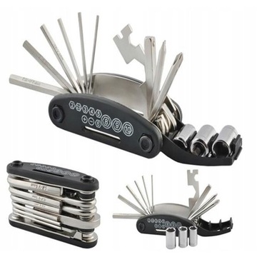 MULTITOOL ROWEROWY ZESTAW NARZĘDZI KLUCZY IMBUSÓW