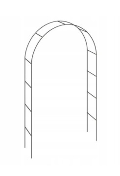 ДЕКОРАЦИЯ САДОВОЙ ПЕРГОЛЫ АРКА ДЛЯ ЦВЕТОВ РОЗ + ЯКОРЯ