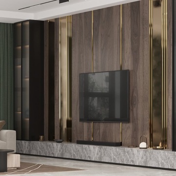 LISTWA DEKORACYJNA SAMOPRZYLEPNA CZARNA BLACK BRUSHED PŁASKA 1cm x 500cm