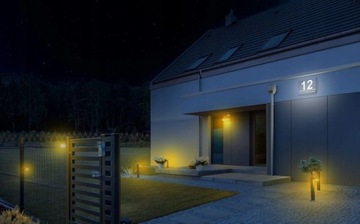 СВЕТОДИОДНАЯ АДРЕСНАЯ ТАБЛИЧКА С ПОДСВЕТКОЙ НОМЕР ДОМА 3D | 40X30 см СЕРЕБРЯНЫЙ ИНОКС