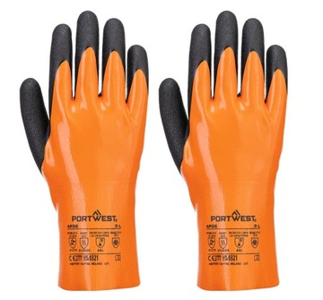 Rękawice chemiczne nitryl przecięcie przetarcie kwas Portwest AP36 XL