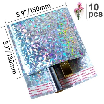 Styl granatowy Folia metaliczna Bubble Mailer Maki