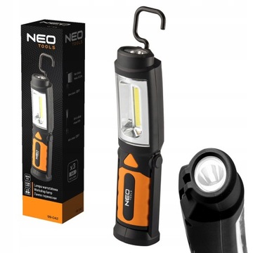 LAMPA WARSZTATOWA BATERYJNA 300LM COB NEO 99-042