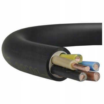 Kabel okrągły elektryczny, ziemny YKY 5x6 1mb