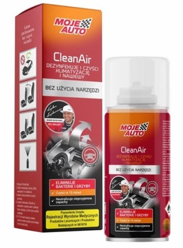 odgrzybianie klimatyzacja Clean Air bomba New car Moje Auto 150ml