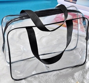 Набор 3в1 прозрачная, вместительная косметичка.