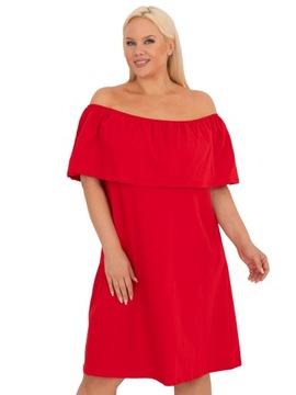 SUKIENKA kobieca HISZPANKA Plus Size - 4XL