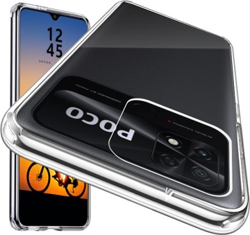 ETUI CIENKI SILIKON CASE DO POCO C40