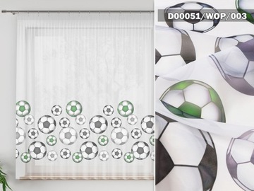 ДЕТСКАЯ ШТОРА ФУТБОЛЬНЫЕ МЯЧИ 003/160