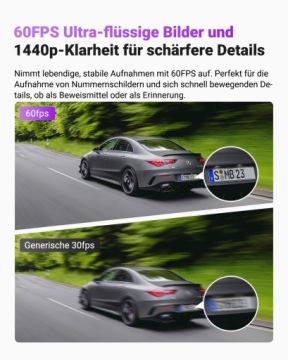 Vantrue S1 Pro 1Ch 25K 60Kl/S Car Camera от Wi -Fi Adas GPS