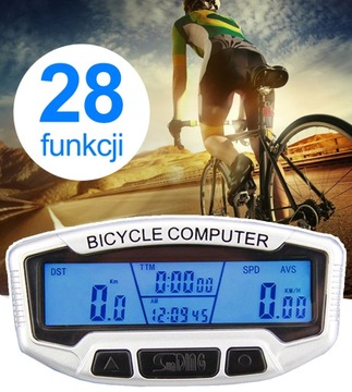 Wodoodporny Licznik Komputer Na Rower + Torba Sakwa Rowerowa Na Bagażnik