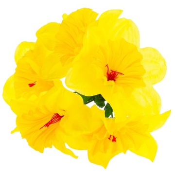 БУКЕТ НАРЦИСТОВ 5ШТ ИСКУССТВЕННЫЕ ДЕКОРАТИВНЫЕ ЦВЕТЫ Нарциссы Нарциссы в букете