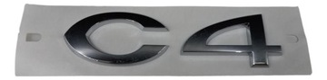 8665EQ ZNAK MONOGRAM ZNAKY KRYT ZADNÍ ORIGINÁLNÍ OE PSA CITROEN C4