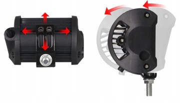 СВЕТОДИОДНАЯ ГАЛОГЕННАЯ РАБОЧАЯ ЛАМПА 60ВТ 10/12/24/30В НАБОР ИЗ 2 ШТ.