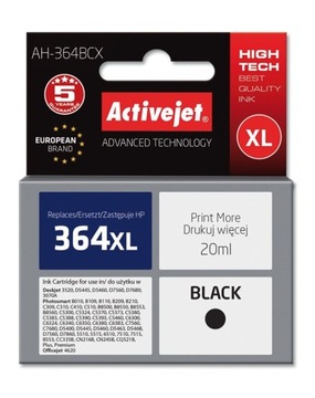 Activejet AH-364BCX Tusz HP 364XL CN684EE 20 ml czarny