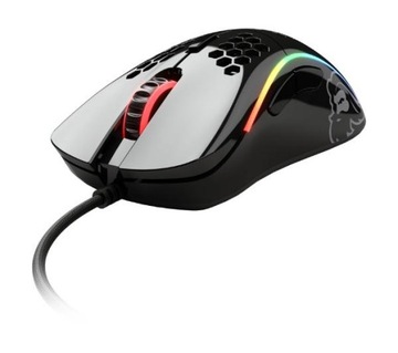 Mysz przewodowa gamingowa Glorious Model D Glossy Optyczna 12000 dpi Czarna