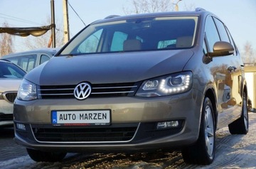 Volkswagen Sharan II Van 2.0 TDI-CR BMT 140KM 2014 Volkswagen Sharan 2.0 TDI CR 140 KM, 4x4, 7osob, Webasto, Biksenon, Hak, G, zdjęcie 3
