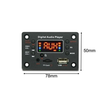 Плата декодера MP3 V5.0, модуль видеоплеера