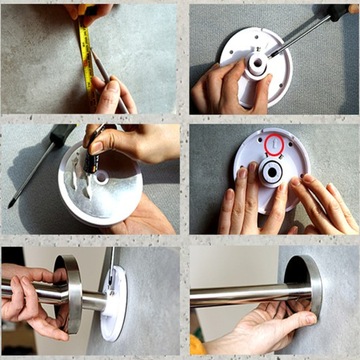 ДУШ С U-ОБРАЖЕННЫМ КАРДИНОМ И ДУШЕВОЙ ЗАНАВЕСКОЙ