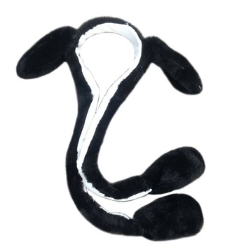 ПОВЯЗКА С ПОДВИЖНЫМИ УШАМИ КРОЛИК-КОТ