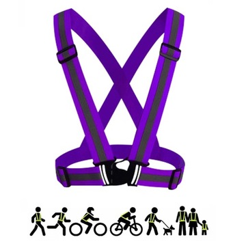 SZELKI ODBLASKOWE ROWER MOTOR KAMIZELKA ODBLASKOWA