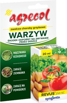 Revus 20ml zwalcza zarazę oraz mączniaka rzekomego