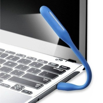 ELASTYCZNA LAMPKA 6xLED USB SILIKONOWA WYTRZYMAŁA